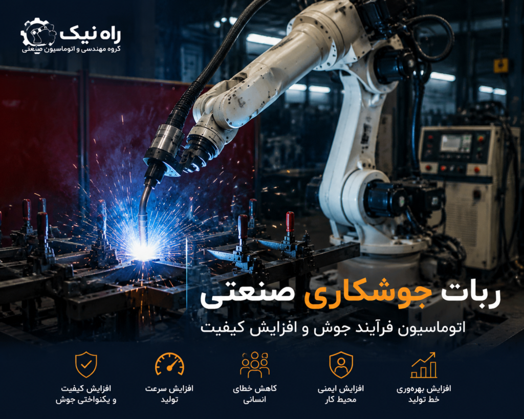 ربات جوشکاری صنعتی؛ قیمت، طراحی و اجرای سلول جوش